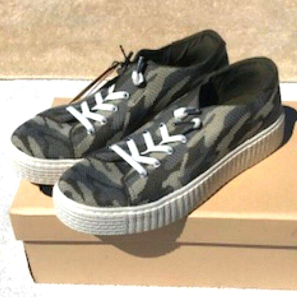 Camouflage Fashion Sneakers . Size: 7 . Madden NYC . New in Box